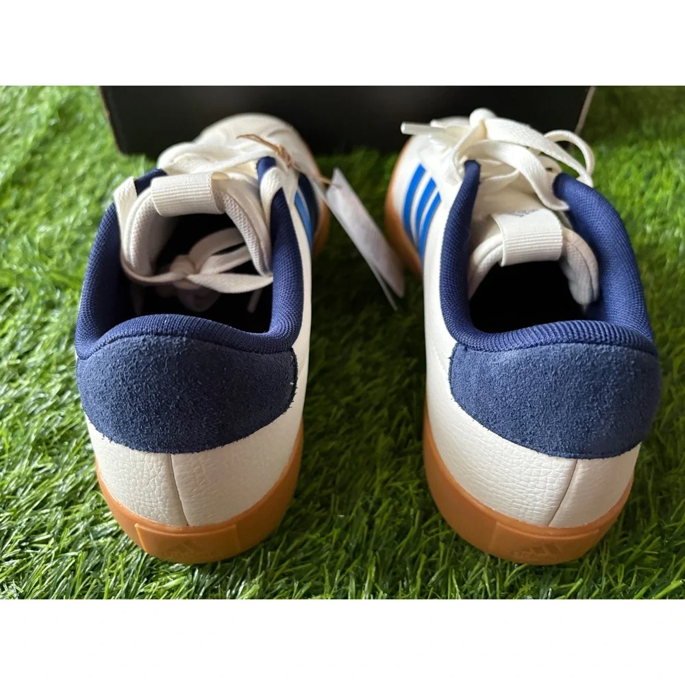 Adidas VL Court 3.0 Mens Size 9.5 Shoes White Royal Blue Gum Sole ID6285